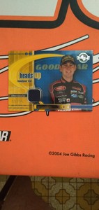 2003 Kurt Busch Heads Up 03/90 Goodyear Race-Used Hat Wheels American Thunder 