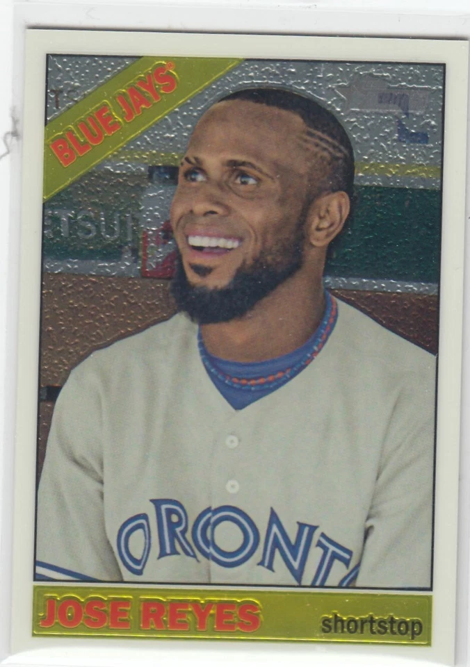 2015 Jose Reyes Topps Heritage CHROME PARALLEL /999 - #464 Blue Jays Mets - Image 1 of 1