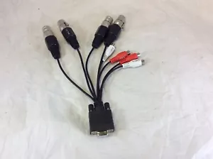 ViewCast Osprey Breakout Cable for Analog Balanced Audio Capture Card XLR RCA - Picture 1 of 5