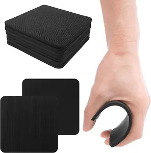 Guanti Gym Grips Sollevamento Pesi Neoprene Allenamento Pad Sudati Pull Up Nero 10 Pezzi - Foto 1 di 7