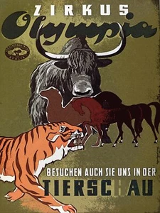 9012.Decoration Poster.Home wall.Room design art.Circus show.Olympia.Tiger - Picture 1 of 1