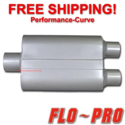 Silenciador de calle de escape de rendimiento de 2 cámaras FLO-PRO Super V 3" / 2,5" - V430402 Foto 1 de 2