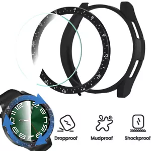Pour Samsung Galaxy Watch 6 Classic 47 mm étui verre protection d'écran housse de lunette - Photo 1 sur 10