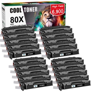 20PK Czarny CF280X 80X Toner do HP LaserJet Pro 400 M401dn M401dw M401dne M425dn - Zdjęcie 1 z 11