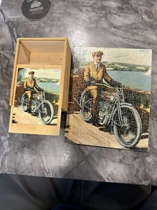 Vintage Harley Davidson Wood Puzzle 120 Piece - Picture 1 of 5