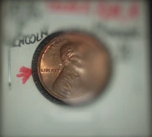 1976 Double Rim Mint Error Copper Penny Lincoln Memorial 1c Cent - Picture 1 of 3