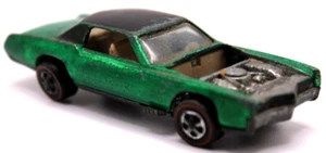 Hot Wheels Redline 1968 US Custom Eldorado SF green w/ white int RL's no hood - Picture 1 of 4