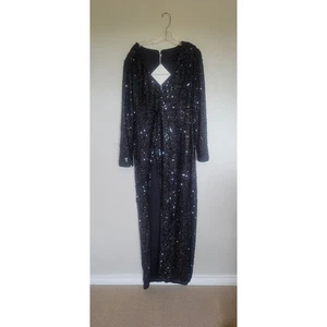 Nuevo con etiquetas Vestido Love And Lemonade Negro Lentejuelas Talla M - Imagen 1 de 15