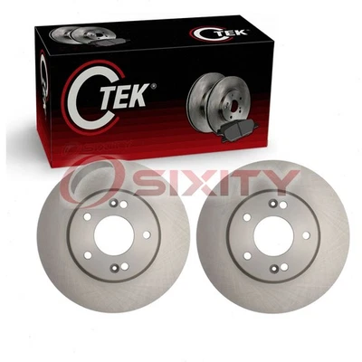 2 rotores de freno de disco delanteros centrados para Hyundai Elantra GT 2013-2020 2,0 L ii Foto 1 de 4