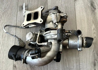 Audi A4 2017 2018 2019 2020 turbocompresor, pieza # 06L145654F, original OEM Foto 1 de 4