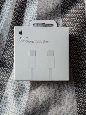 GENUINE ORIGINAL Apple charging Cable USB Type C To C  60 Watt 1 Meter.. - Image 1 of 3
