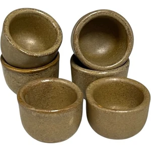 Set of 6 Vintage French Ceramic Escargot Cups, Small Snail Serving Pots (C67) - Picture 1 of 8
