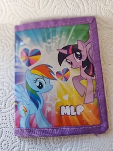 My Little Pony Kinder lila Brieftasche Regenbogen Daish und Twightlight Sparkle (Cb8 - Bild 1 von 5