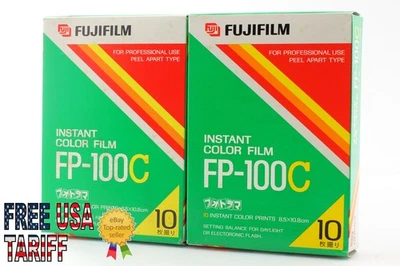 2Packs [Unused] EXP.03/02, 05/02 Fuji FujiFilm FP-100C Instant Color Film JAPAN - Image 1 of 4