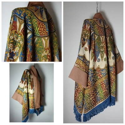  NEW RARE HANDMADE FRENCH BROCADE KIMONO JACKET ONE SIZE LUXURY - Image 1 of 4