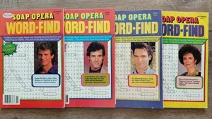 Vintage 1992 Rare Soap Opera Word Find Search Lot 4 BUN5 - Picture 1 of 6