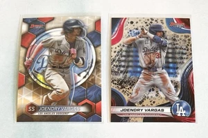 Joendry Vargas 2023 Bowman's Best #TP-11 & 2024 #TP-8 Top Prospects Dodgers - Picture 1 of 2