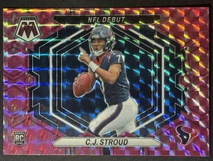 2023 Panini Mosaic NFL Debutto Mimetico Rosa Prizm CJ RC Rookie ND-3 Texans - Foto 1 di 2