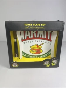 Marmite - Ceramic Toast Plate & Spreader Gift Set - Rare Collectable - Picture 1 of 14