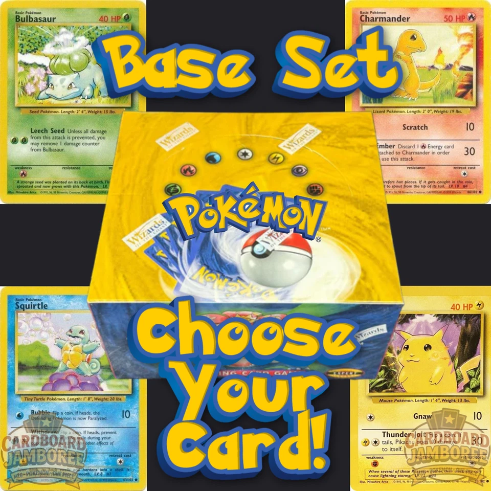 Pokemon Base Set 1999 - Ilimitado - ¡Elige tu carta! Foto 1 de 1