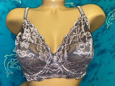 Sujetador con aros Wacoal 66769 Sexy Polvoriento Púrpura Rosa Bordado Perdido en Encaje 32DD Foto 1 de 4