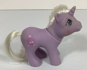 Vintage G1 Hasbro My Little Pony 1987 Baby Noddins Peek-A-Boo lila Einhorn - Bild 1 von 13