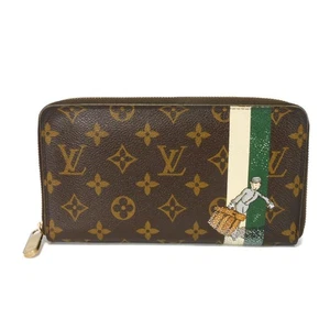 LOUIS VUITTON Zippy Organizer M60035 purse Bellboy Green Zip Around Monogr... - Picture 1 of 24