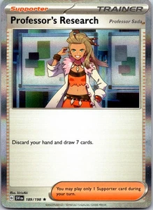 Professor's Research - 189/198 - SV01: Scarlet & Violet Base Set Holofoil - Picture 1 of 2
