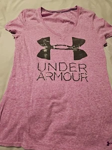 Rosa buntes Underarmour Tshirt ?med - Bild 1 von 3
