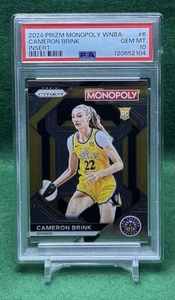 2024 Prizm Monopoly WNBA Cameron Brink Rookie Insert #6 PSA GEM MT 10 - Picture 1 of 5
