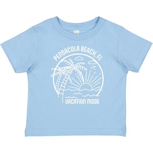 Inktastic Summer Vacation Mode Pensacola Beach Florida Baby T-Shirt Sunshine Fun - Picture 1 of 10