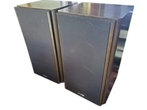 KENWOOD LS-990HG 3-way 3-way bookshelf speakers for part free shippng JP USED - Picture 1 of 10