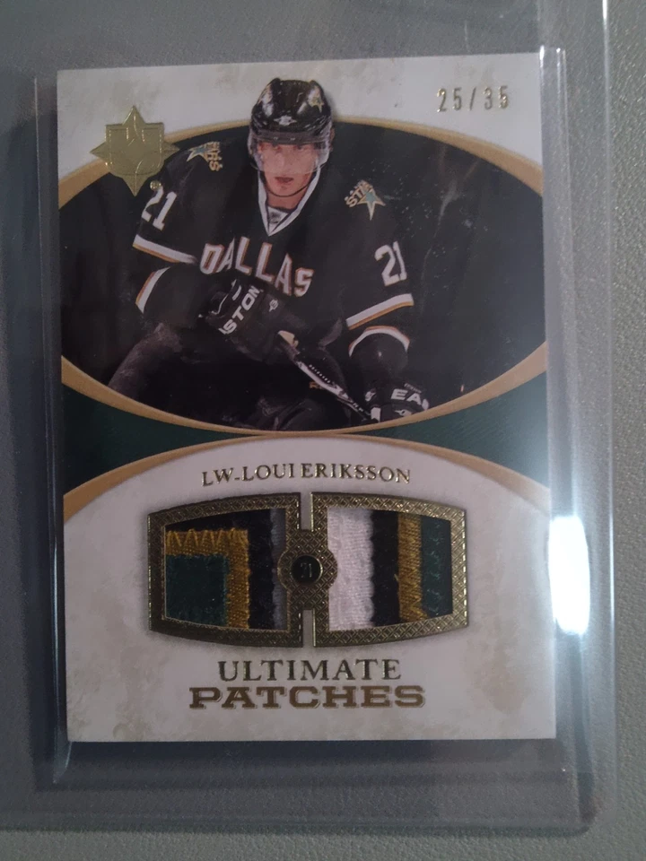 2011 UD#UJ-LE LOUI ERIKSSON ULTIMATE DUAL PATCHES 25/35 - Image 1 of 2