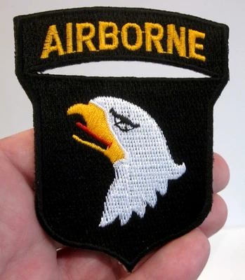 PARCHE 101er AGUILA GRITANDO AEROTRANSPORTADA GUERRA DE VIETNAM ~3.5" CON PESTAÑA VIETNAM Foto 1 de 4