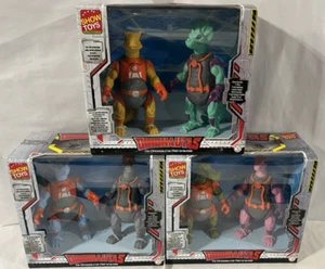 DINONAUTAS BASED ON DINOSAUCERS 1980s COMPLETE SET BRASIL SHOW TOYS RARE 2 PACKS - Bild 1 von 5