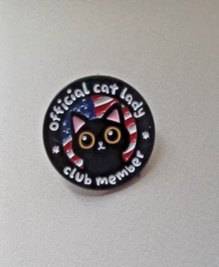 Official Cat Lady Club Member pin - Picture 1 of 2