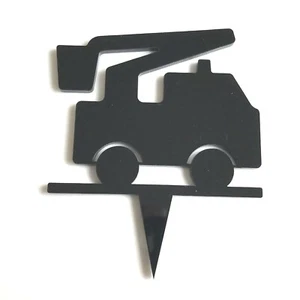 Cherry Picker Cake Toppers, Various Colours, Sizes & Personalised Options - Picture 1 of 4