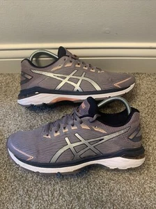 Asics Women’s GT 2000 7 1012A516Grey/Navy Running Shoes Sneakers Size 9 - Picture 1 of 10