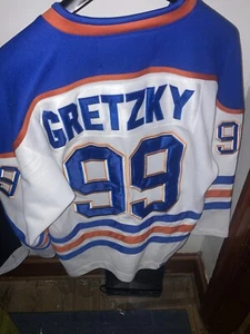 Authentic Wayne Gretzky 86-87 Edmonton Oilers Jersey Sz 50 - Picture 1 of 3