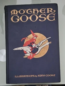 edna cooke illustrated MOTHER GOOSE NURSERY RHYMES 1930 cupples & leon hardcover - Imagen 1 de 6