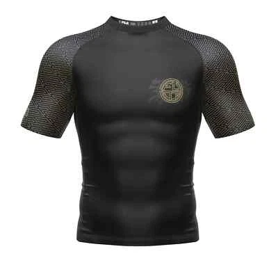 Fuji Bushido Flex Lite MMA BJJ Jiu Jitsu ShortSleeve Short Sleeve SS Rashguard - Image 1 of 4