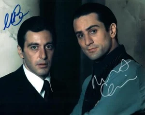 Al Pacino Robert DeNiro signed 8x10 Photo autographed Picture with COA - Picture 1 of 1
