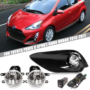 Fog Light For Toyota Prius C Sport / Aqua Urban 2013 2014 2015 2016 Full Set - Picture 1 of 15