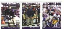 2002 Washington Huskies Football Cards - Team Set Singles - Finish Your Set!
