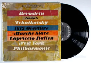 Leonard Bernstein - Tchaikovsky: 1912 Overture / Marche Slave (1963) Vinyl LP - Picture 1 of 2