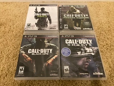 PS3 Call Of Duty COD Juego Lote PlayStation 3 - ¡Probado! Foto 1 de 4