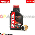 Tagliando Olio + Filtro Motul 7100 10W40 1L Derbi 125 Senda R Sm Racing 4T 2009