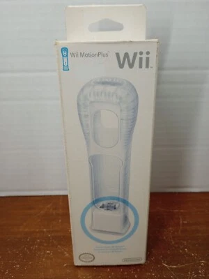 Adaptador de accesorio Nintendo Wii Motion Plus OEM original genuino NUEVO caja abierta Foto 1 de 4