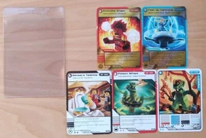 Lot of 5 Lego Ninjago 2012 Trading Game Cards:13, 36, 44, 53 & 90 Out Of 125 - Foto 1 di 24
