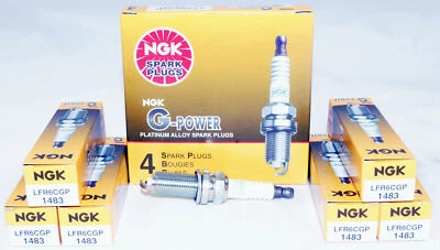 Genuine Authentic NGK 1483 Spark Plug G-Power Platinum LFR6CGP 6 Pack - Image 1 of 4